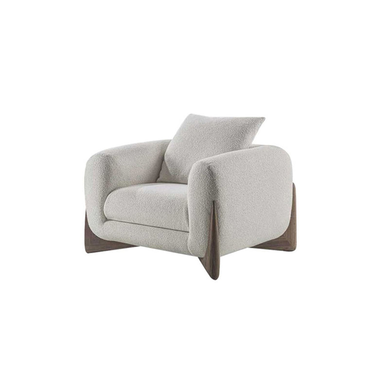 Contemporary Sofa Stationary Fabric Living Room Tuxedo Arm Seating