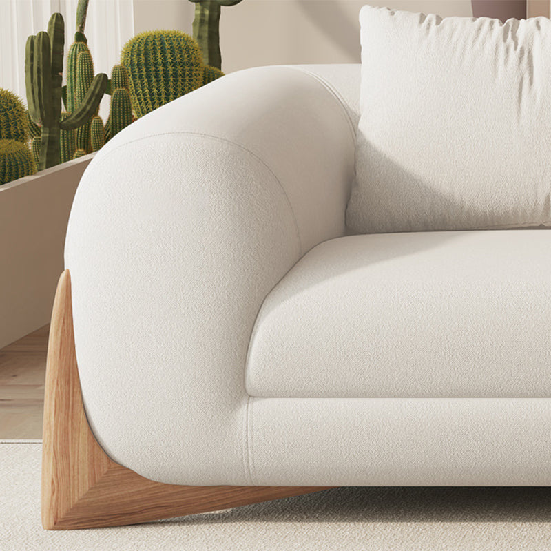 Contemporary Sofa Stationary Fabric Living Room Tuxedo Arm Seating