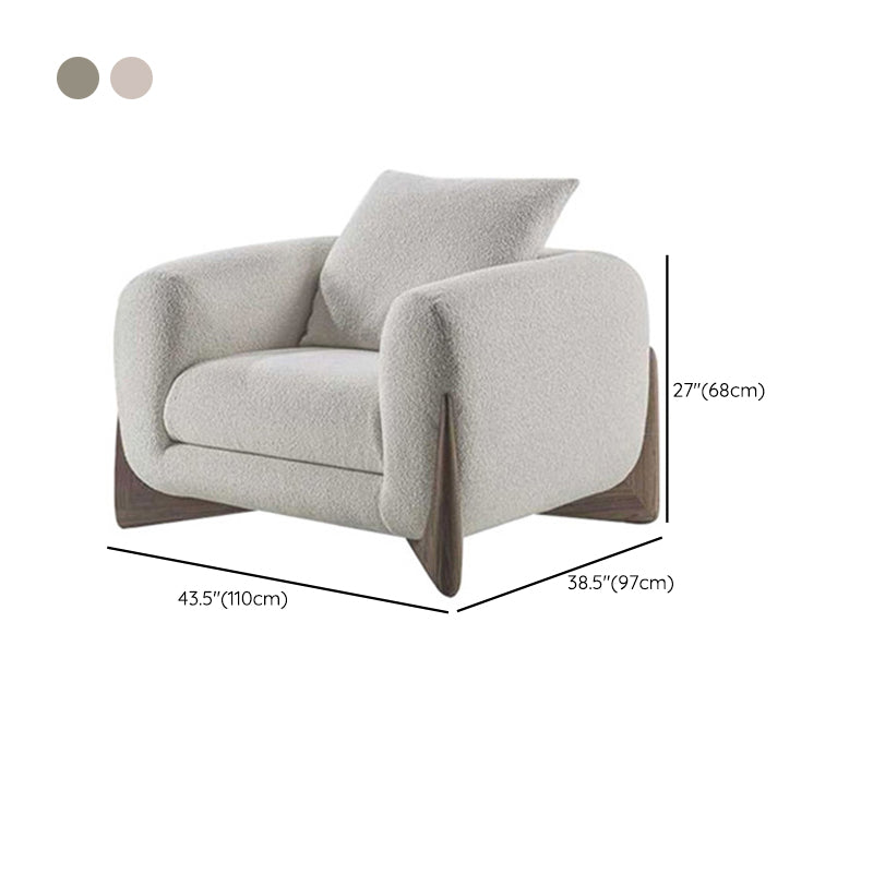 Contemporary Sofa Stationary Fabric Living Room Tuxedo Arm Seating
