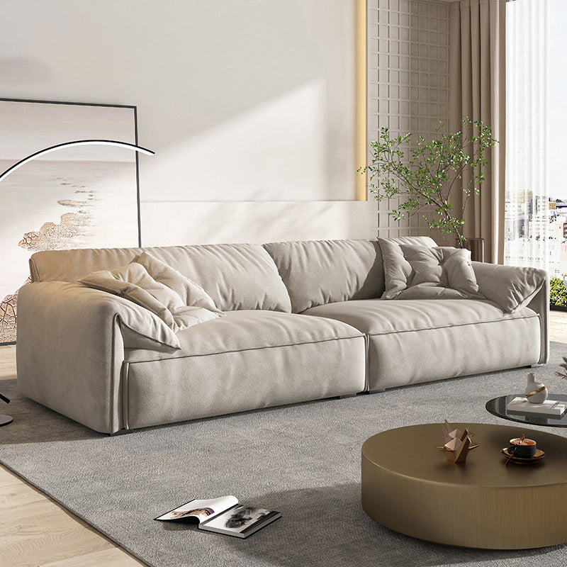 Cushions Pillow Top Arm Settee Living Room Fabric Contemporary Sofa