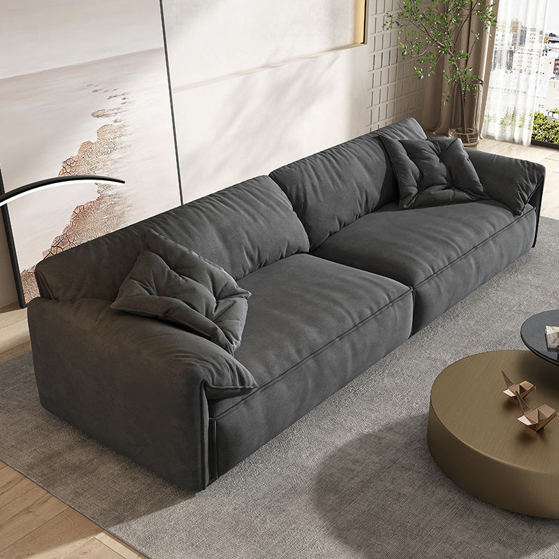 Cushions Pillow Top Arm Settee Living Room Fabric Contemporary Sofa