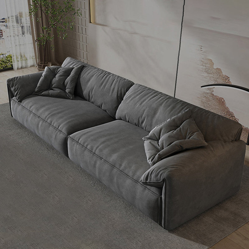 Cushions Pillow Top Arm Settee Living Room Fabric Contemporary Sofa