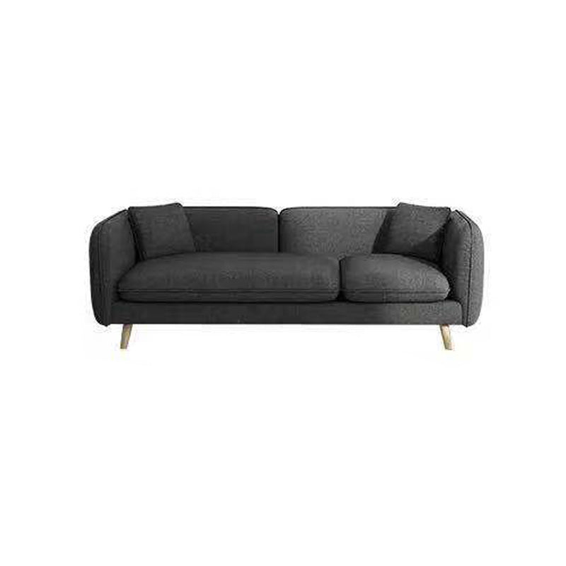 Sofa Contemporary Fabric 3 Seater Living Room Tuxedo Arm Seating