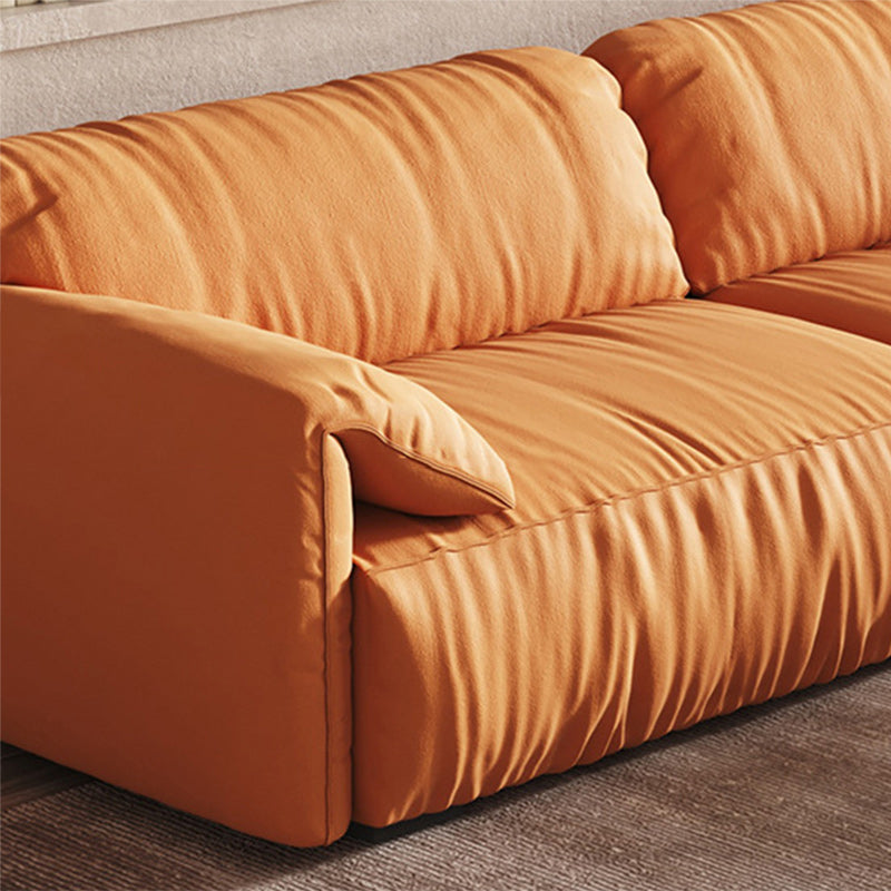 Contemporary Stationary Living Room Seating Pillow Top Arm Cushions Sofa