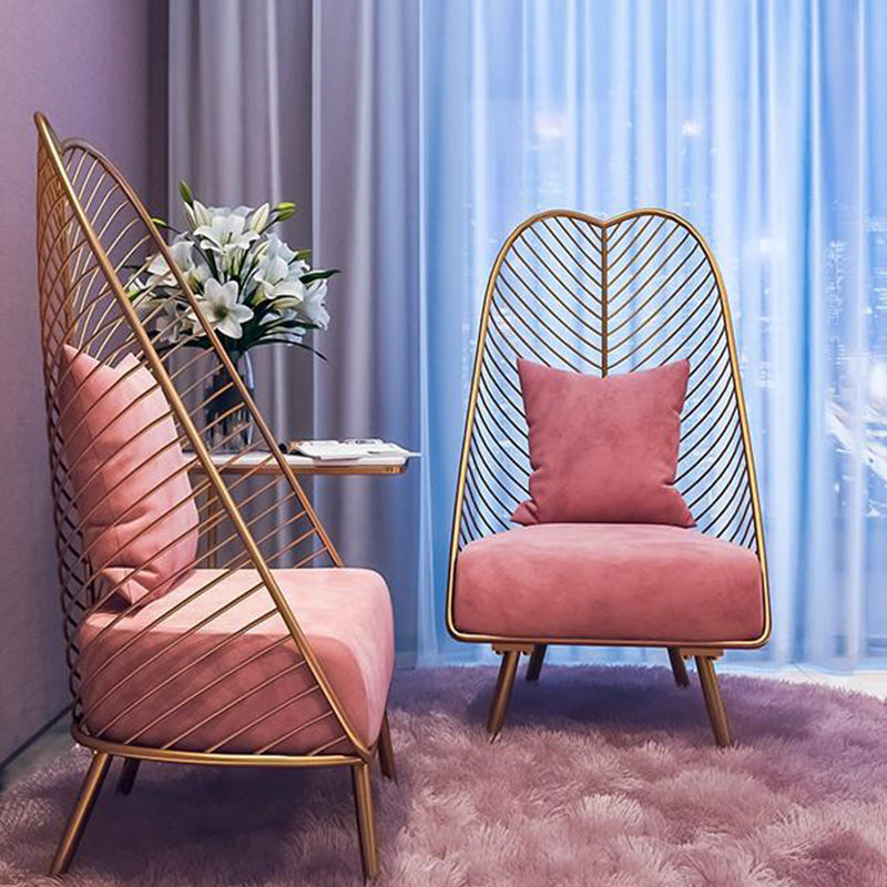 Upholstered Lounge Chair with Pillow Armless Include Chair with Cushion