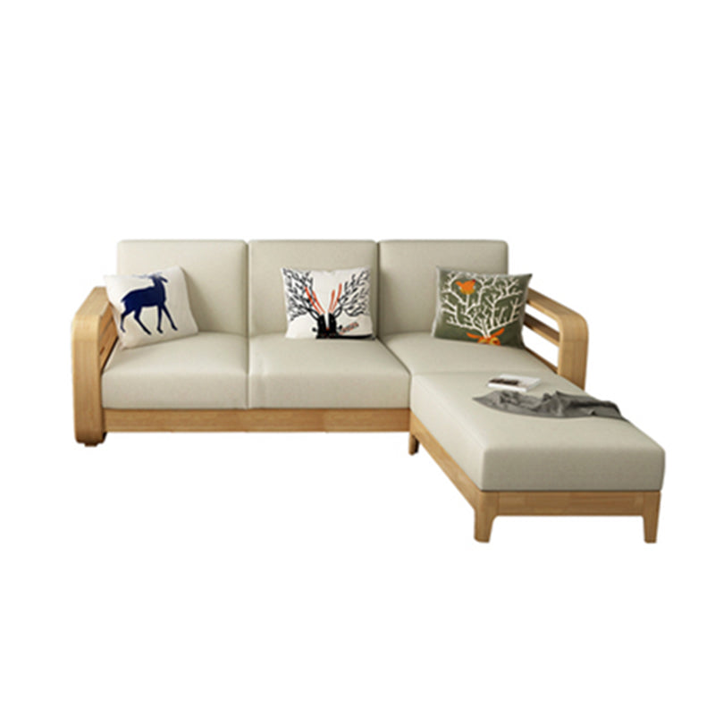 Contemporary Sectional Sofa Fabric Reversible Storage Sectionals