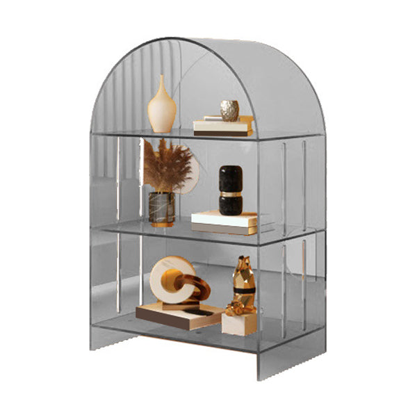Glam Acrylic Bookshelf Standard Shelf Bookshelf for Home Office 11" W