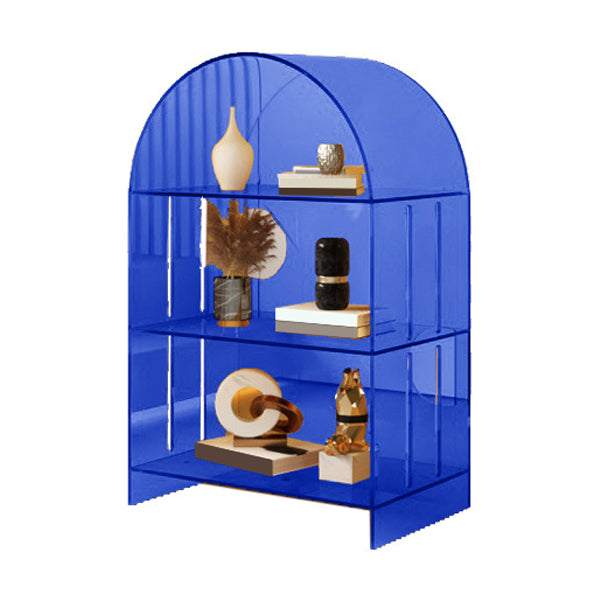 Glam Acrylic Bookshelf Standard Shelf Bookshelf for Home Office 11" W