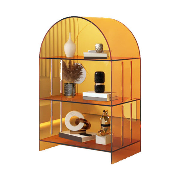 Glam Acrylic Bookshelf Standard Shelf Bookshelf for Home Office 11" W