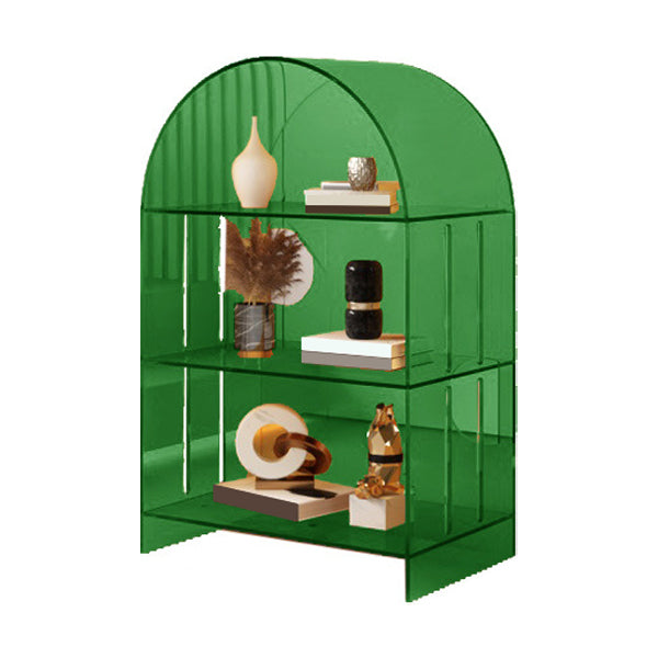 Glam Acrylic Bookshelf Standard Shelf Bookshelf for Home Office 11" W