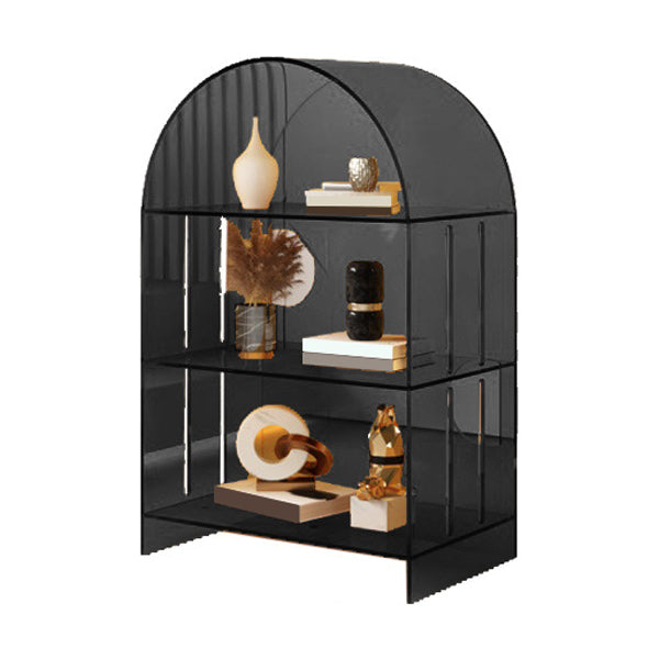 Glam Acrylic Bookshelf Standard Shelf Bookshelf for Home Office 11" W