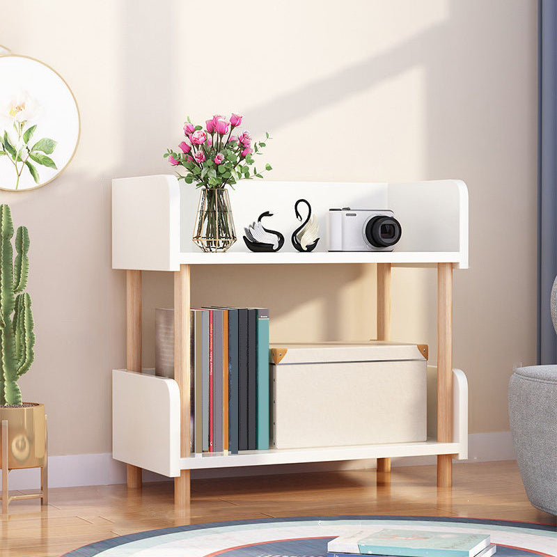 Modern Etagere Shelf Bookcase Engineered Wood Open Bookcase for Study Room