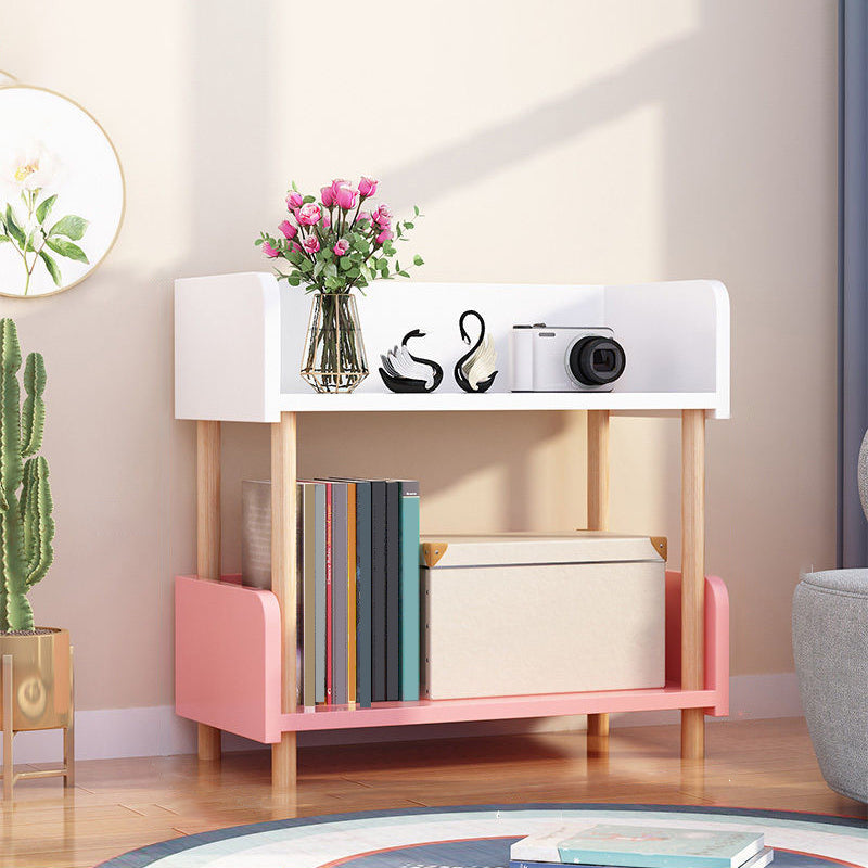 Modern Etagere Shelf Bookcase Engineered Wood Open Bookcase for Study Room