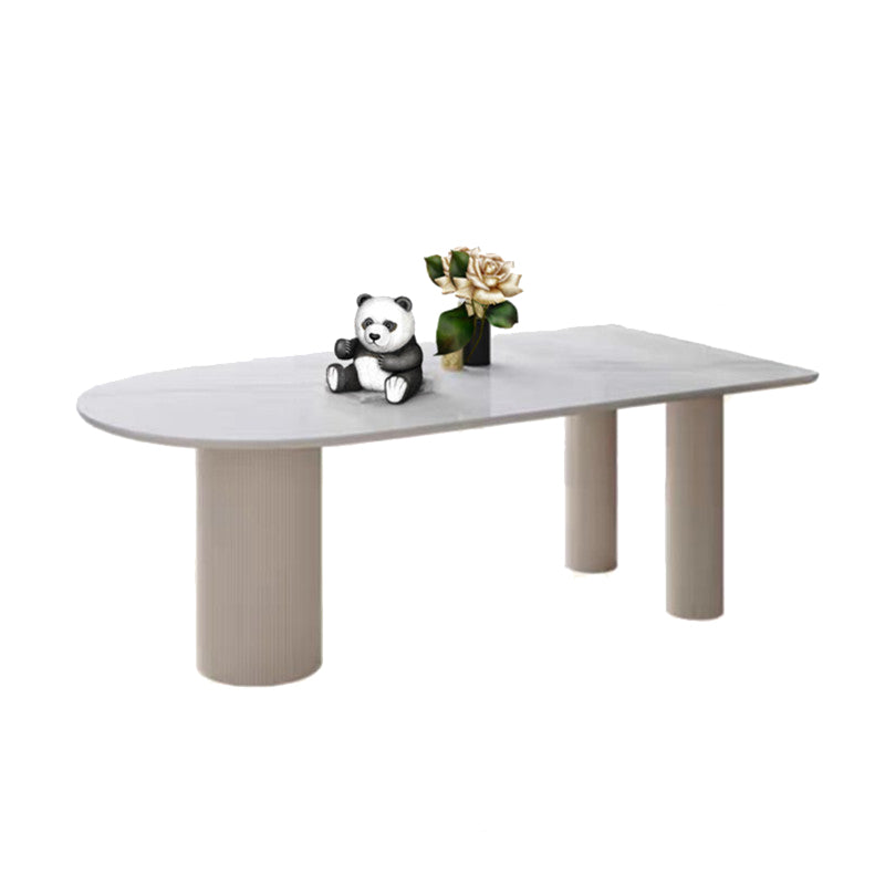 Modern Irregular Shape Table Sintered Stone Table with 3 Legs