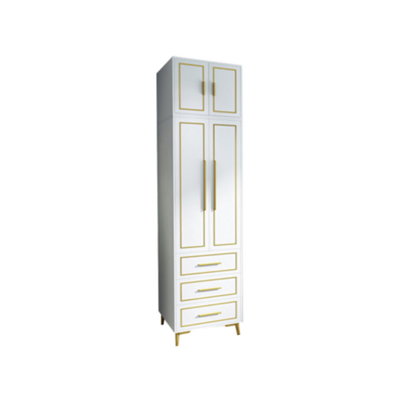 Contemporary Wardrobe Closet with Legs Wooden Wardrobe Armoire