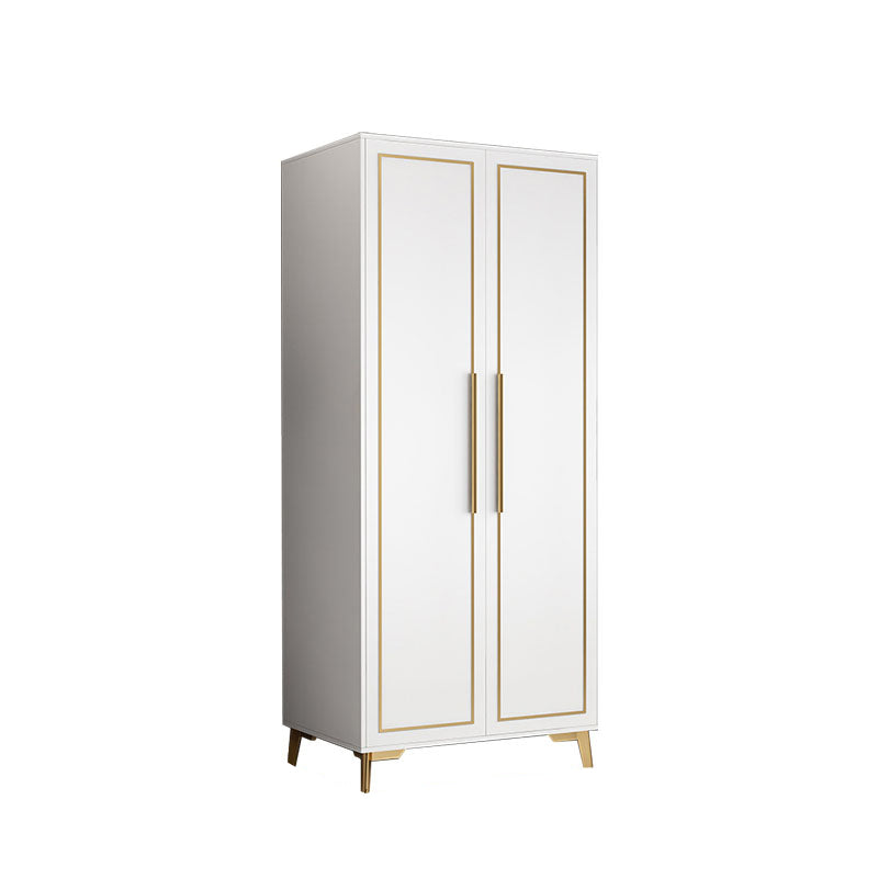 Contemporary Wardrobe Closet with Legs Wooden Wardrobe Armoire