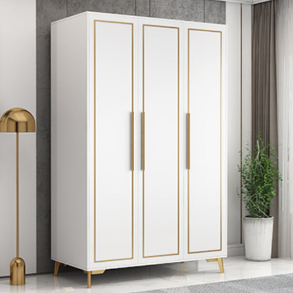 Contemporary Wardrobe Closet with Legs Wooden Wardrobe Armoire