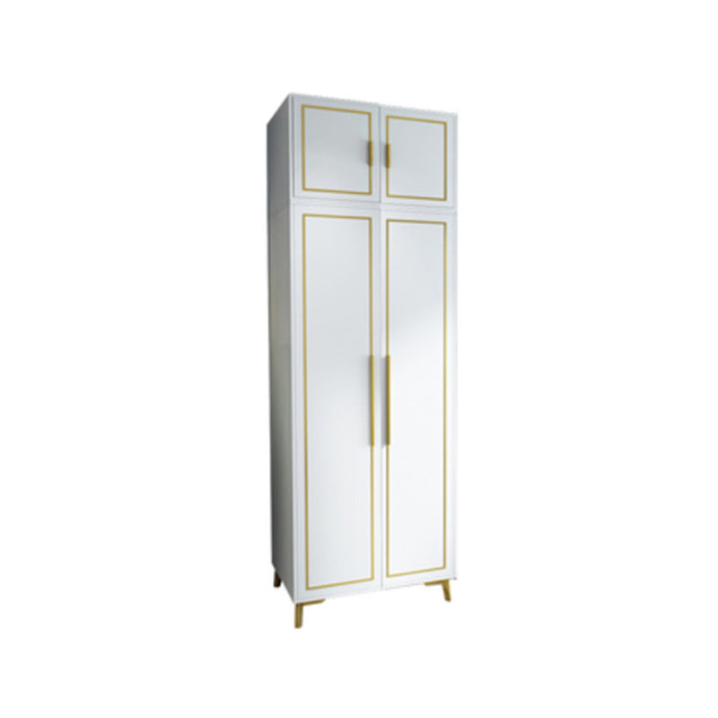 Contemporary Wardrobe Closet with Legs Wooden Wardrobe Armoire