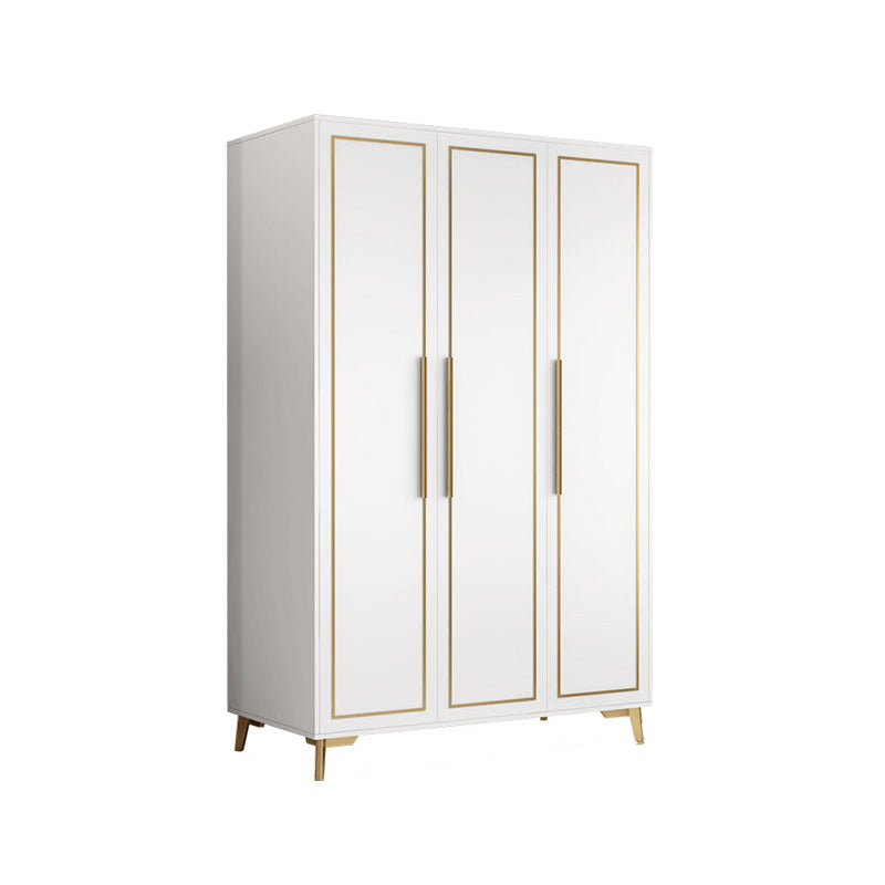 Contemporary Wardrobe Closet with Legs Wooden Wardrobe Armoire