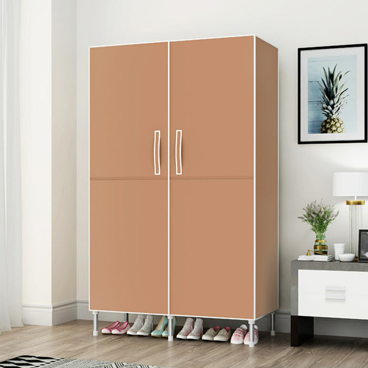 Contemporary Wardrobe Armoire Steel Wardrobe Closet with Legs for Home