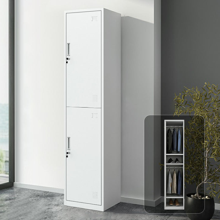 Industrial Steel Wardrobe Closet Hinged Storage Cabinet with Lock