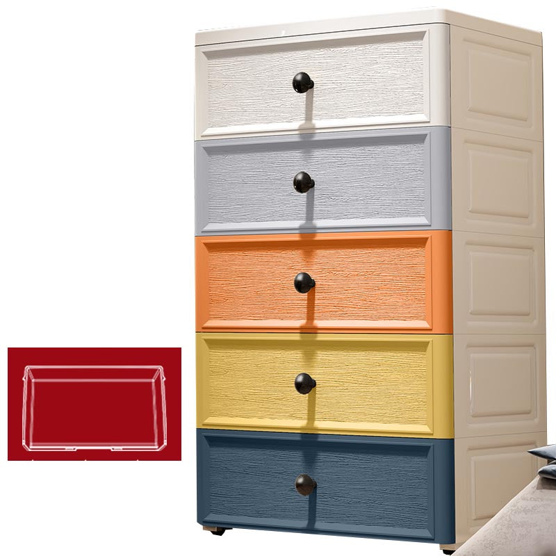 Plastic Storage Cabinet with Legs Contemporary Wardrobe Armoire