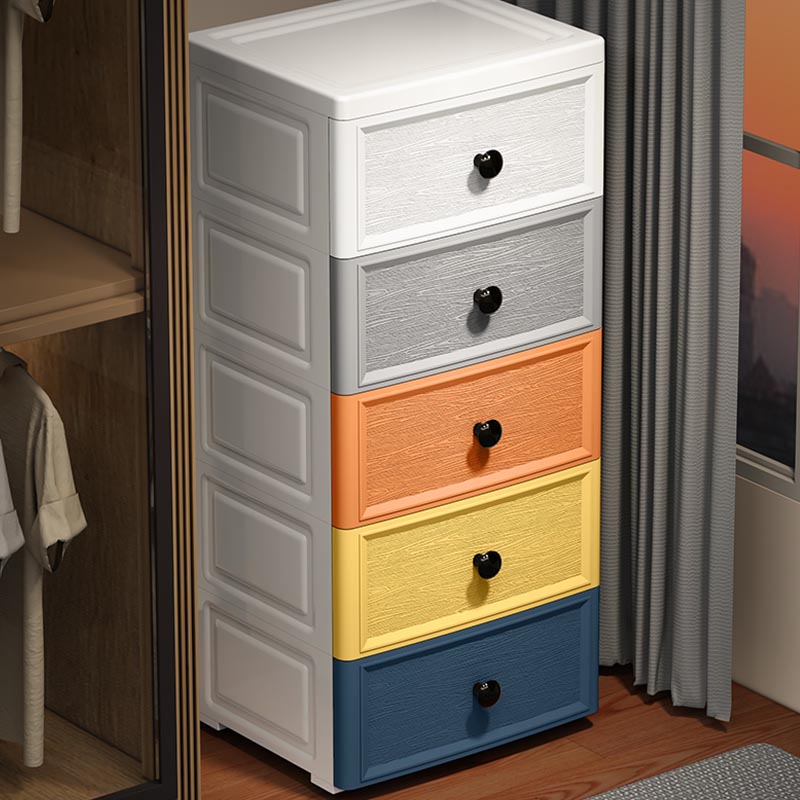 Plastic Storage Cabinet with Legs Contemporary Wardrobe Armoire