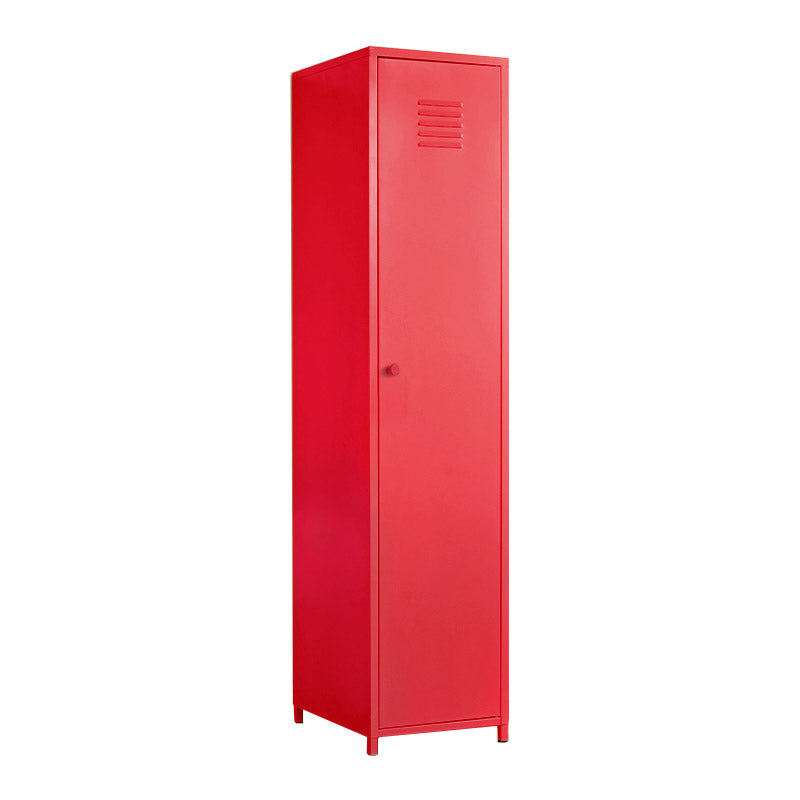 Modern Wardrobe Armoire with Adjustable Shelves Steel Wardrobe Cabinet