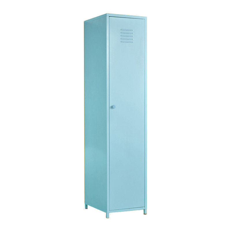 Modern Wardrobe Armoire with Adjustable Shelves Steel Wardrobe Cabinet