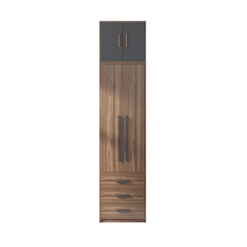 Contemporary Wardrobe Armoire Engineered Wood Wardrobe Closet