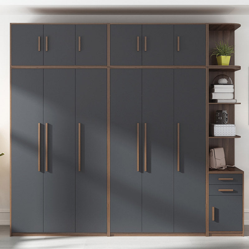 Contemporary Wardrobe Armoire Engineered Wood Wardrobe Closet