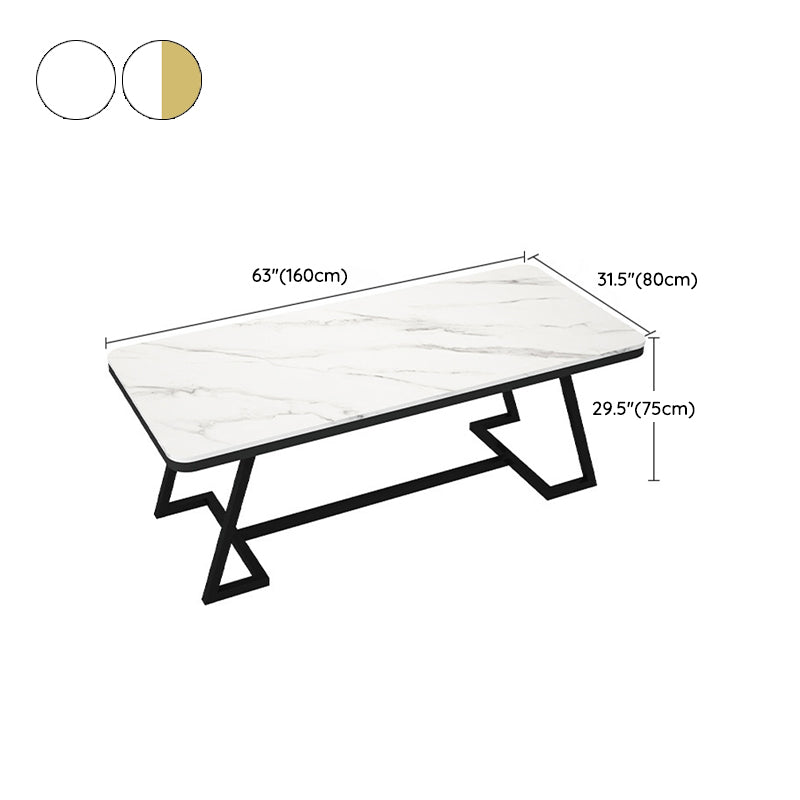 Glam Dinette Set with Black Metal Chairs 1/2/5/7 Pieces Polished Finish Dining Table Set