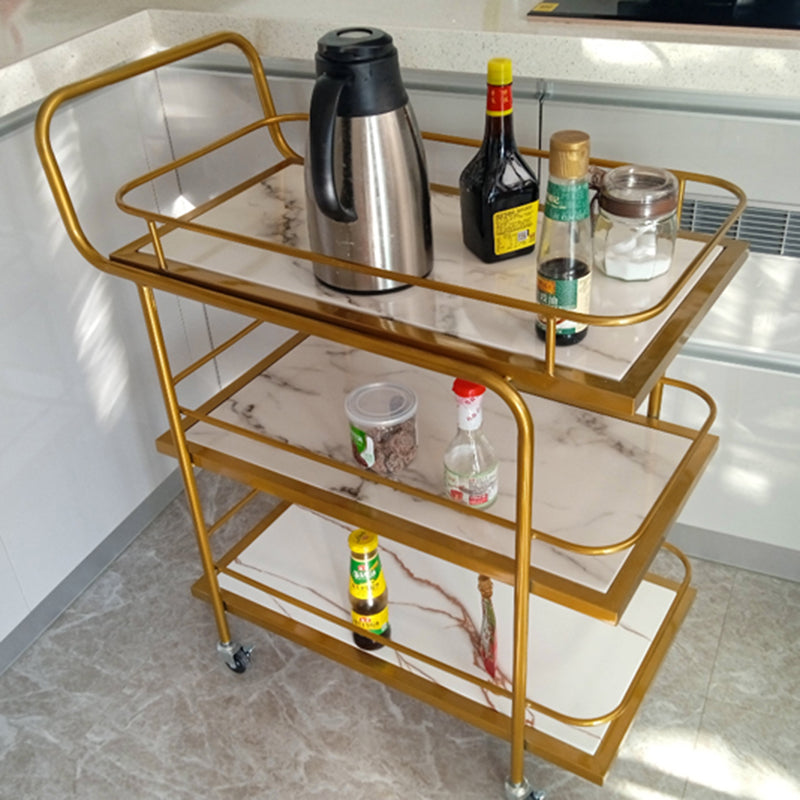 Rolling Contemporary Prep Table Metal Prep Table for Kitchen Use