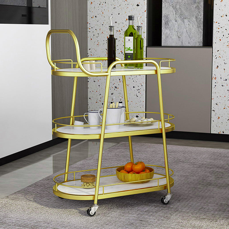 Rolling Contemporary Prep Table Metal Prep Table for Kitchen Use