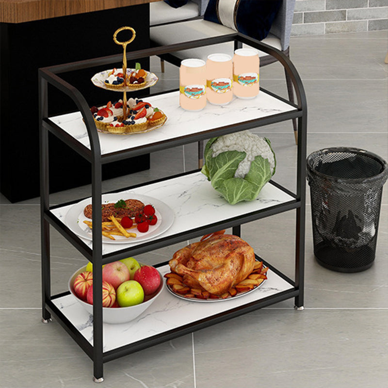 Rolling Contemporary Prep Table Metal Prep Table for Home Use