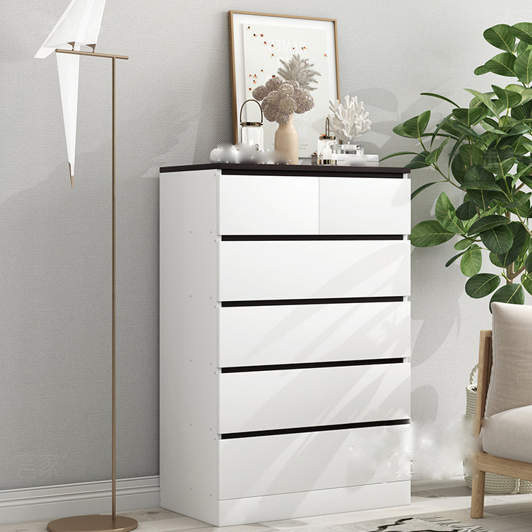 Contemporary Storage Chest Dresser Manufactured Wood Storage Chest