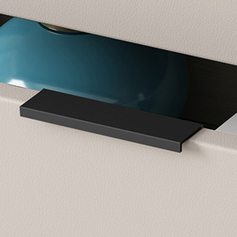 Contemporary Stone Storage Chest Bedroom 15.7" Wide Chest with Drawers