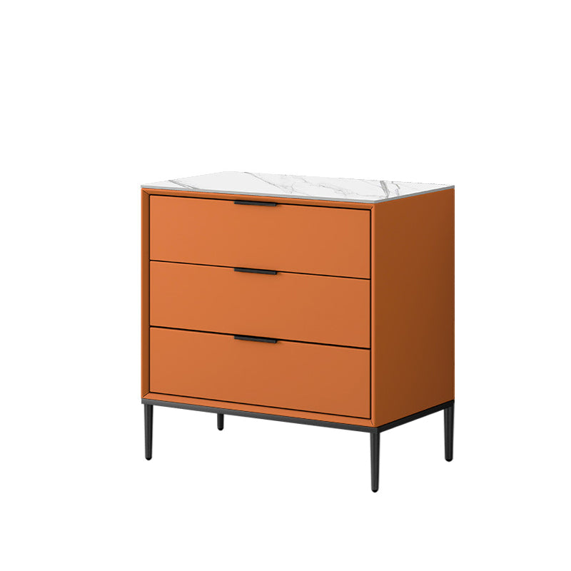 Contemporary Stone Storage Chest Bedroom 15.7" Wide Chest with Drawers