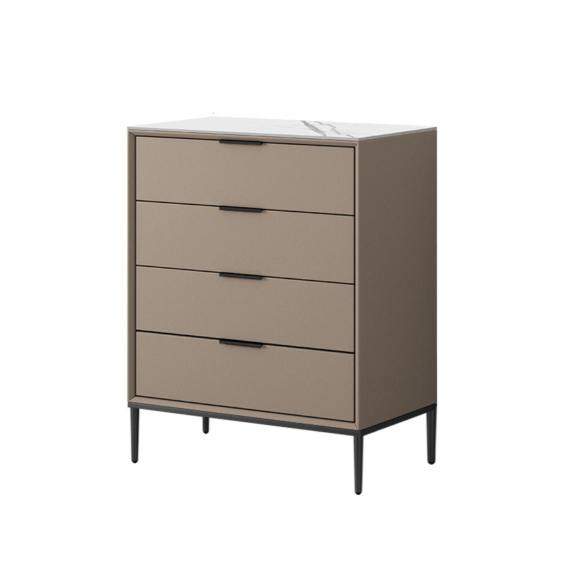 Contemporary Stone Storage Chest Bedroom 15.7" Wide Chest with Drawers