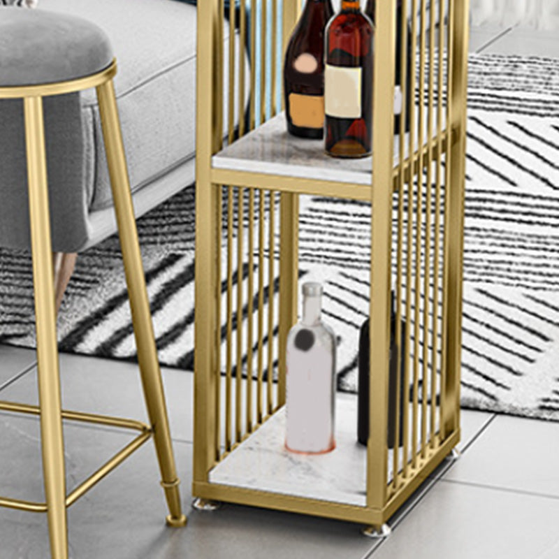 Glam Stone Bar Counter Table Rectangle Bar Counter Table for Home