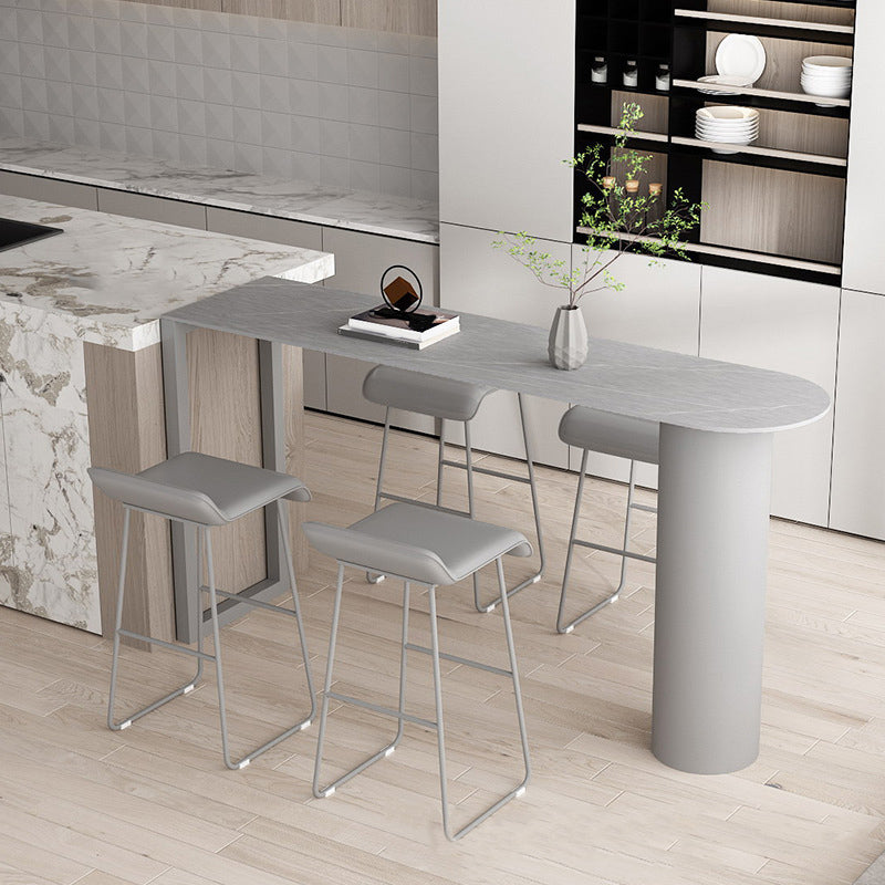 Modern Rectangle Bar Counter Table Stone Bar Counter Table for Home