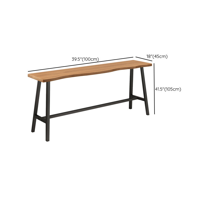 Industrial Rectangle Bar Counter Table Wooden Bar Counter Table