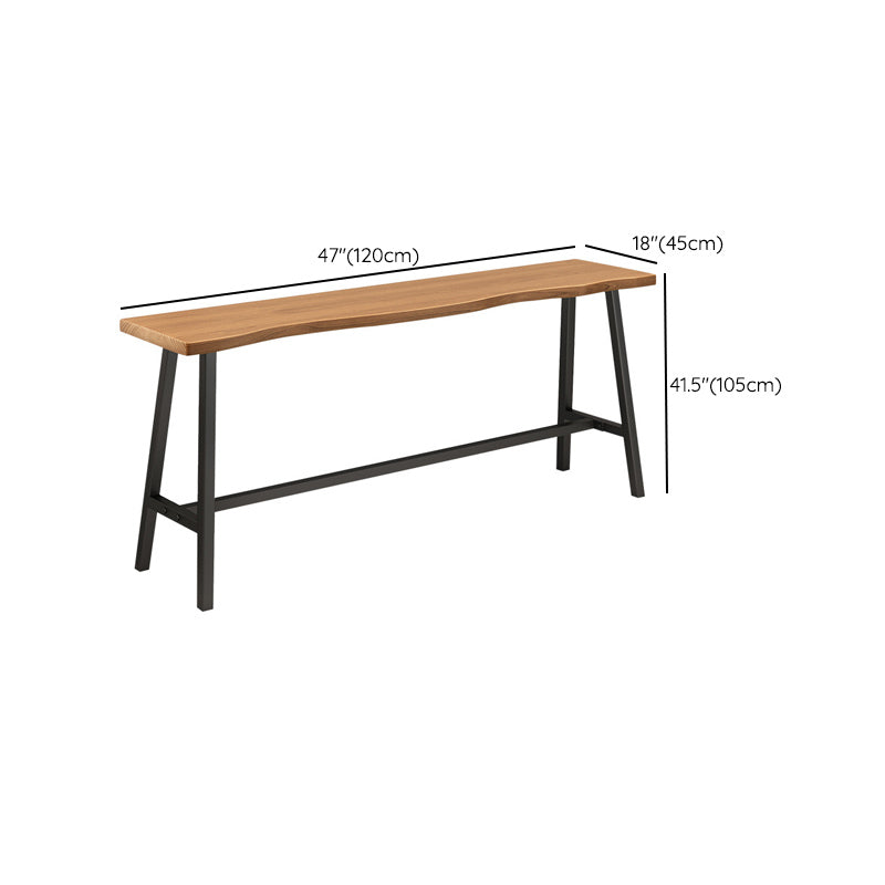 Industrial Rectangle Bar Counter Table Wooden Bar Counter Table
