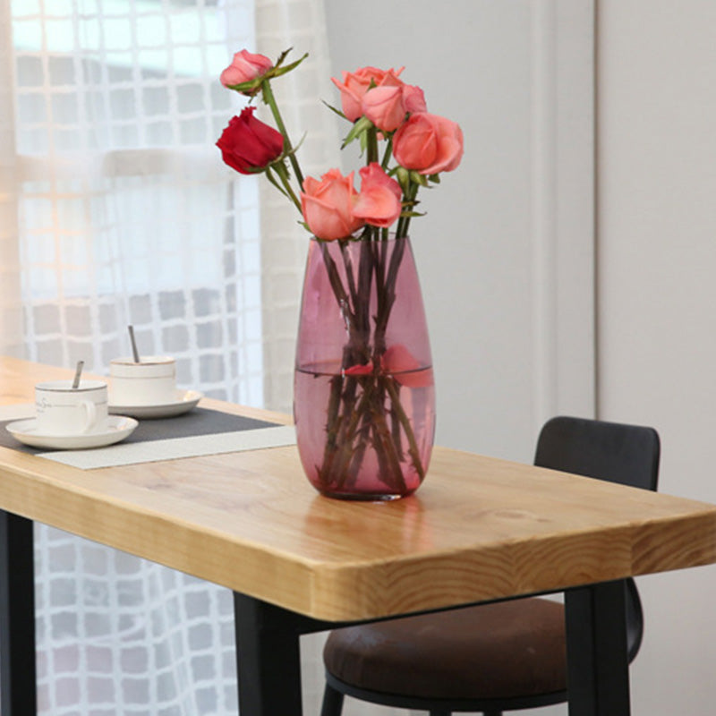 Industrial Counter Height Table Solid Wood Top Pub Table with Metal Base