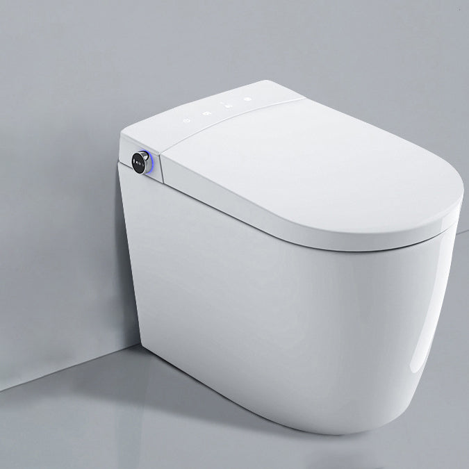 Modern 1-Piece Flush Toilet Floor Mounted Toilet Bowl for Washroom