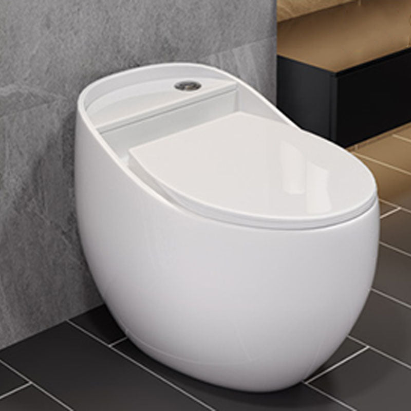 Concealed Tank Flush Toilet Modern Floor Mount One-Piece Toilet with Slow Close Seat