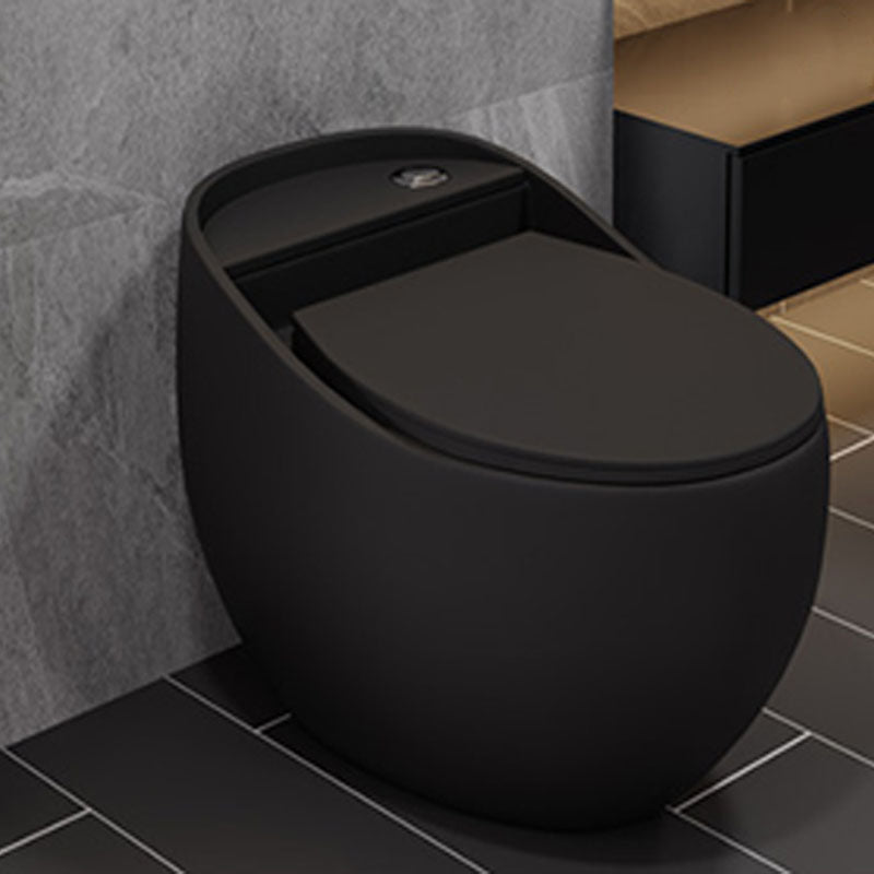 Concealed Tank Flush Toilet Modern Floor Mount One-Piece Toilet with Slow Close Seat