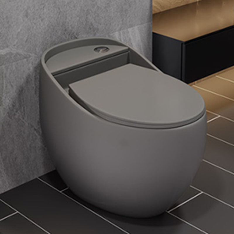 Concealed Tank Flush Toilet Modern Floor Mount One-Piece Toilet with Slow Close Seat