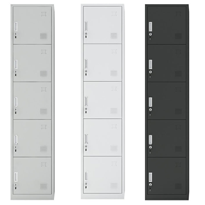 Steel Storage Cabinet Industrial Hinged Wardrobe Armoire for Home