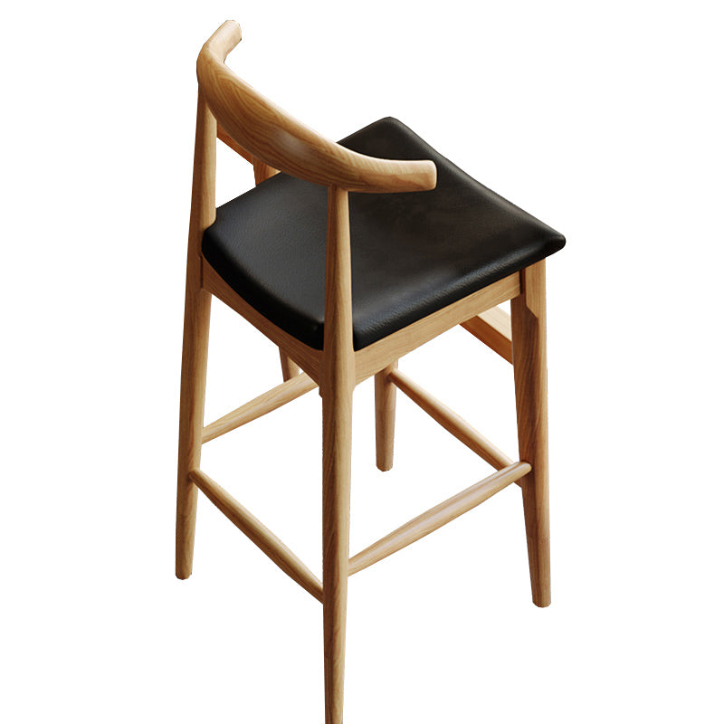 1/4 Pieces Table and Stool Set Modern Solid Wood Pub Dining Set